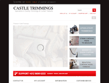 Tablet Screenshot of castletrimmings.com